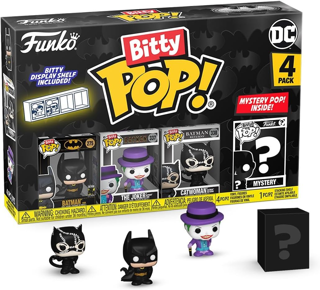 FUNKO Bitty POP!: DC Batman - Batman 4-Pack, 85Th Anniversary image number 6