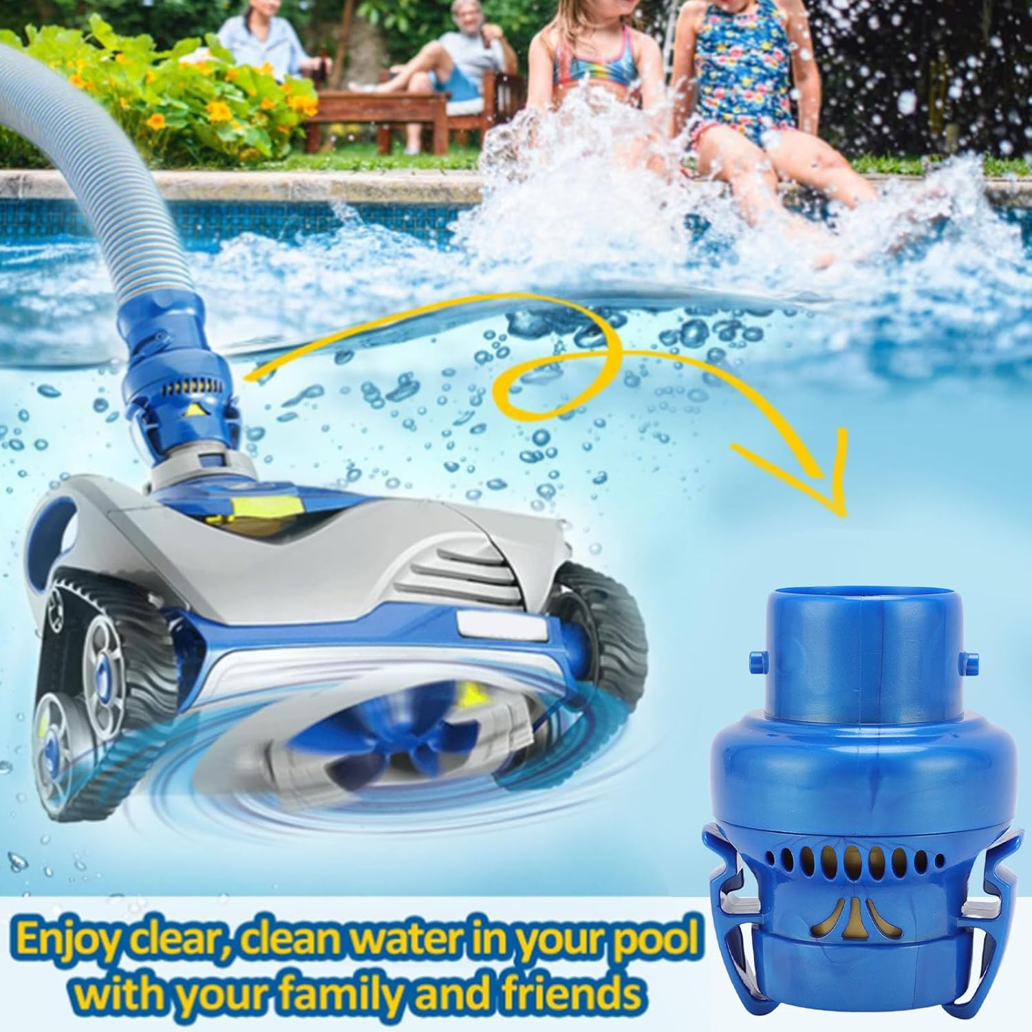 Generic Flow Regulator Valve Replacement, Flow Control Regulator Valve for MX8 MX6 Series Pool Cleaners FRV100 in Ground Automatic Robot Pool Cleaner Parts, Pool Cleaner Robot image number 2