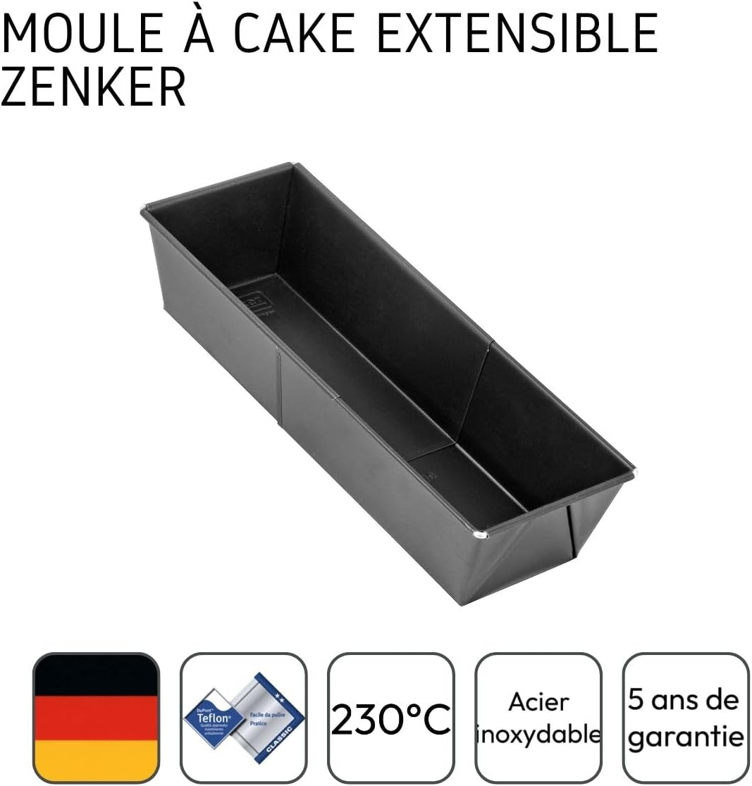 Zenker 3484 Universal Loaf Tin Extendable Teflon Prima image number 6