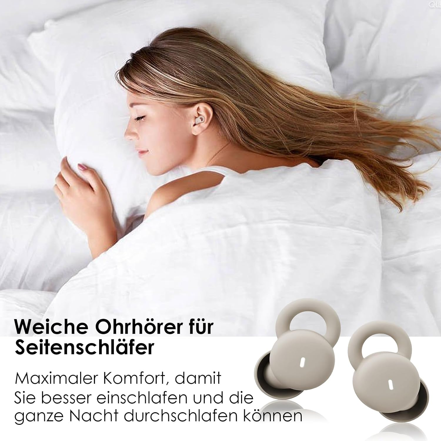 Smallest Invisible Sleep Earphones, Comfortable Noise Blocking Headphones, Wireless Bluetooth for Sleeping, Earbuds for Side Sleepers, Tiny Hidden Sleep Headphones for Work Sports