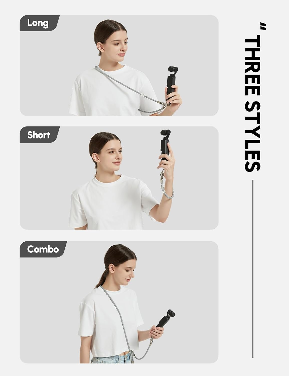 Project-Cb Pocket3 Lanyard,Crossbody & Wrist Strap,Lanyard for DJI Osmo Pocket 3, Phone Strap