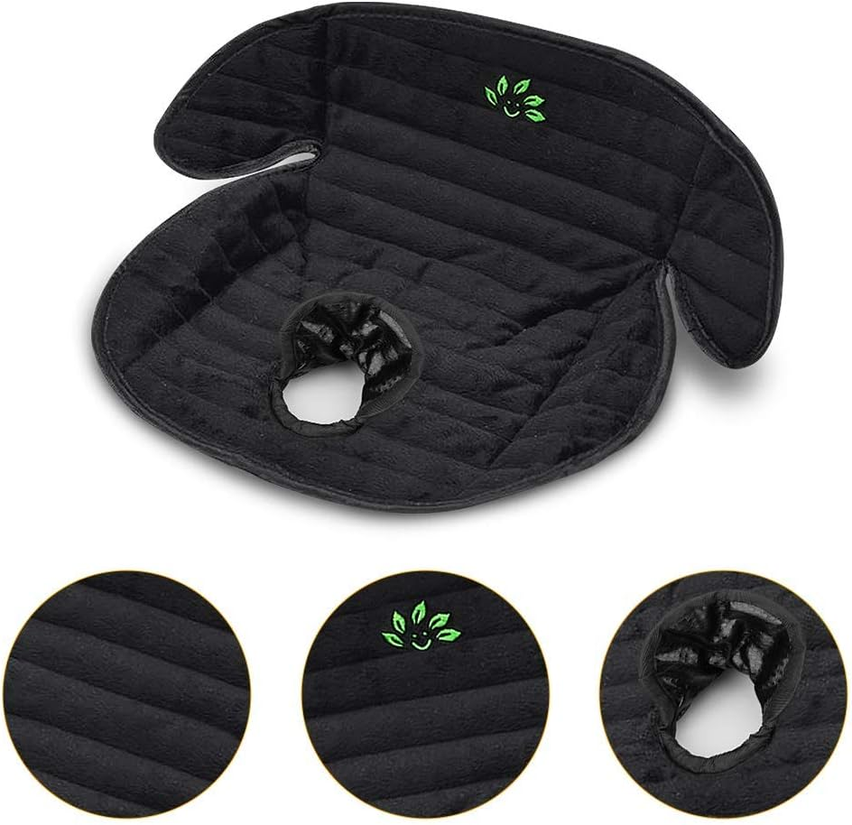 Piddle Pad Car Seat Protector, Bicyclestore Waterproof Liner Potty Training Pads Machine Washable Toddlers Car Seat Baby Infants Saver Cover Mat for Child Stroller, Dinner Chair (Black 2 Pack)