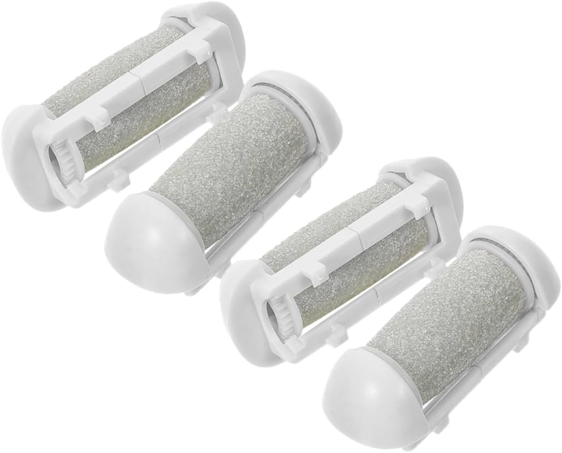 CANIGHT Foot File Roller Heads 4Pcs Replacement Rollers for Electric Callus Remover Dead Skin Scrubber