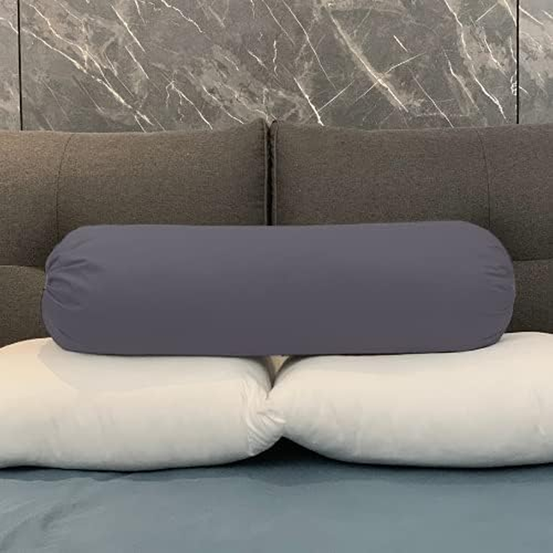Flew Eco Luxury Bolster Pillow Cover Bolster Pillow Case Soft 35Cm X 105Cm (Heron) image number 4