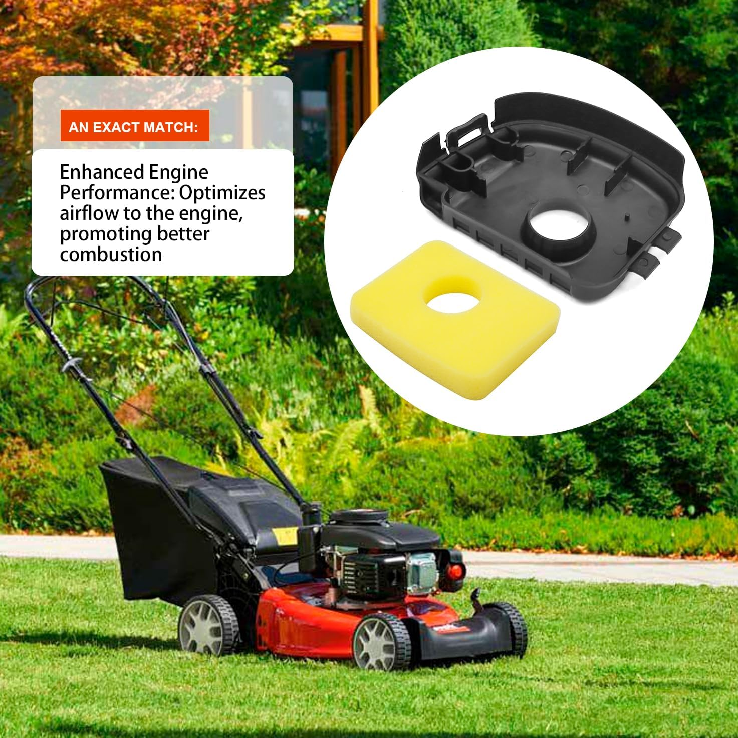 SYOWADA 594281 Air Filter Cover, Replacement for Briggs Stratton 300E 450E 500E Series 125Cc 140Cc, Replaces 799579 595660 590581 image number 1