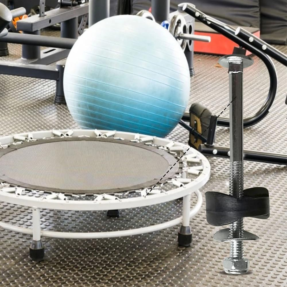 NYGHMY 12 PCS Trampoline Screws | Long Replacement Bolts & Nuts | Anti-Loose Bolts and Nuts | Trampoline Accessories Stability Tools | 3" Length image number 1