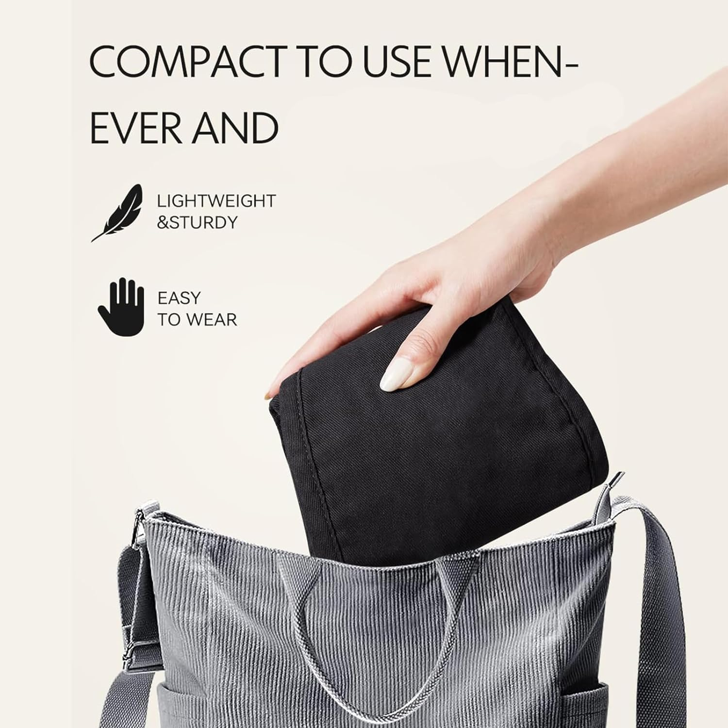 Zurligi Baby Carrier Toddler Sling Multifunction Ergonomic, with Burp Towel Lightweight Baby Carrier Sling, Adjustable Size Breathable Easy to Wear for Shopping Travel image number 3