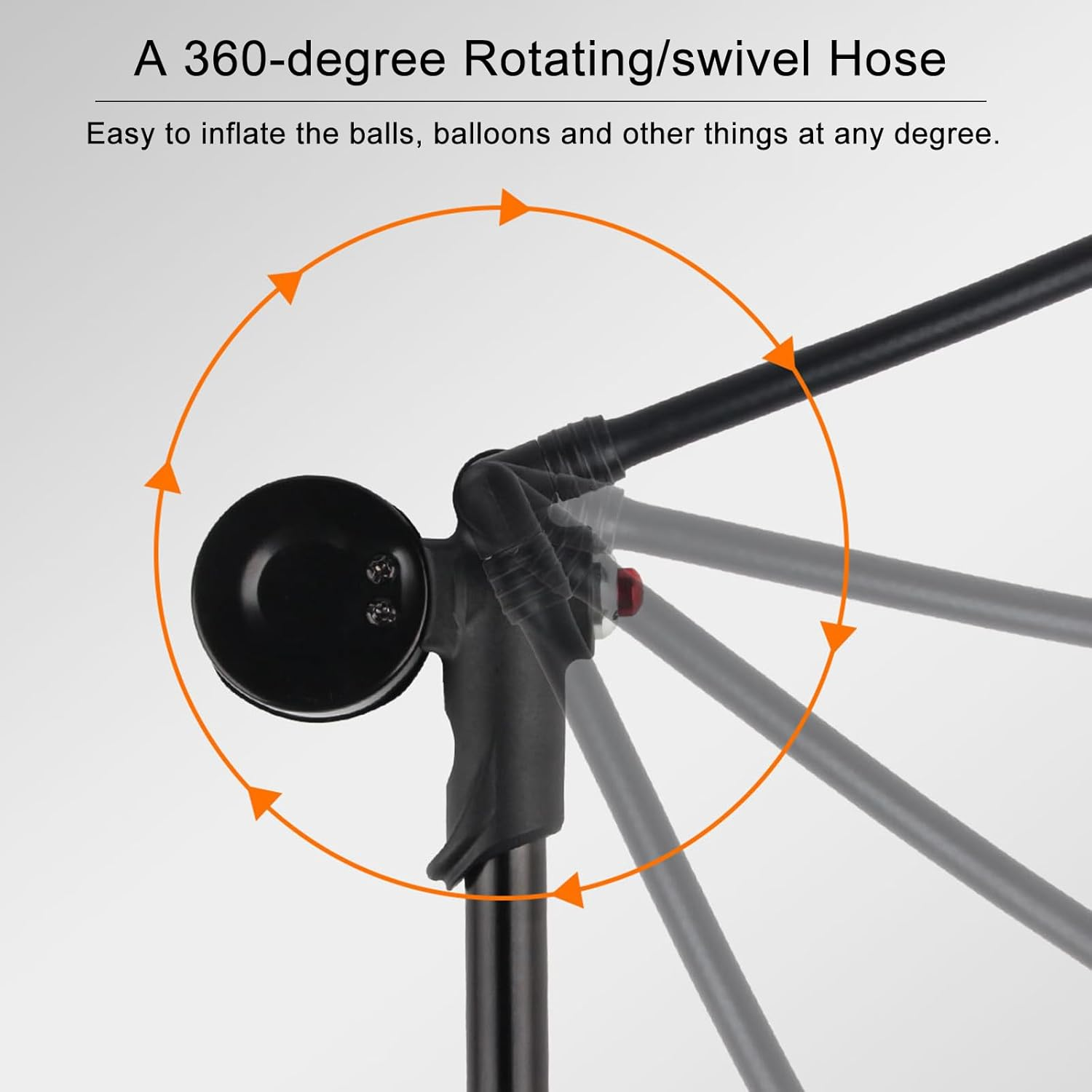 High-Pressure 300 PSI Bike Shock Pump, Bicycle Pump with Visual Dial, Front Fork & Rear Shock Suspension Portable Mini Pump with Air Bleed Button