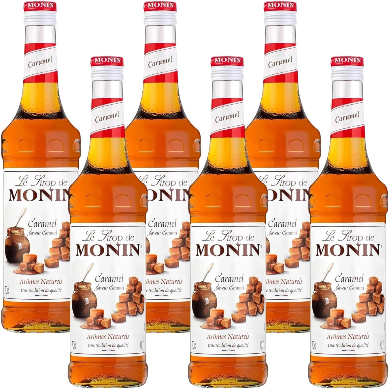 MONIN Syrup Caramel, 700 Ml (Pack of 6) image number 1