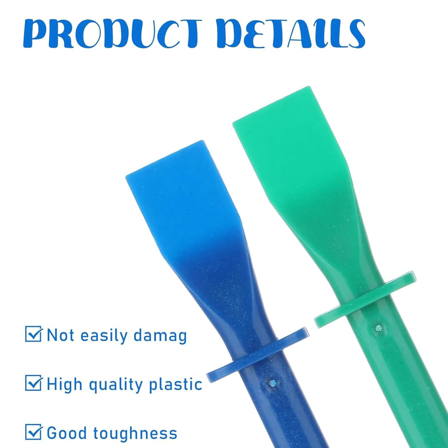 Hunken 30 Pcs Glue Applicator Sticks, Leather Craft Tools, Colored Plastic Glue Smear Sticks, Paint Scraper for PU Leather, DIY Handmade Craft Projects image number 5