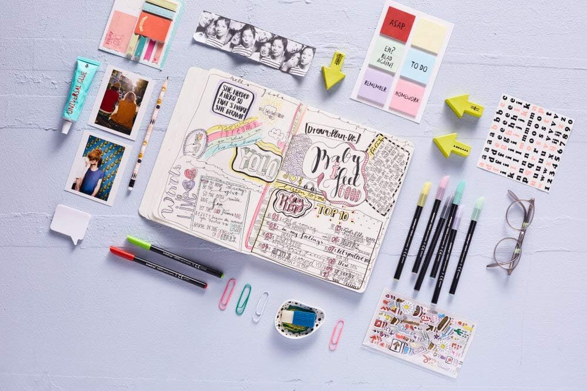 Edding 1200 Felt Tip Pens Fine - Black - Pack of 3 Pens - Bullet Tip 1 Mm - Felt Pen for Drawing and Writing - for School, Mandala image number 2