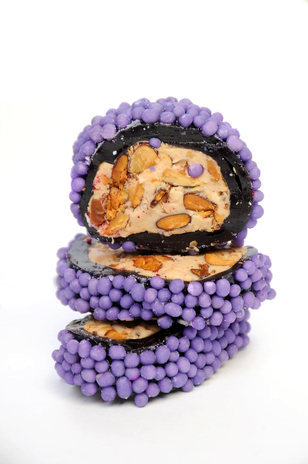 Mughe Gourmet Creamy Crunch Turkish Delight with Premium Nuts - 350G Lokum in Metal Gift Box - Authentic Snack & Dessert