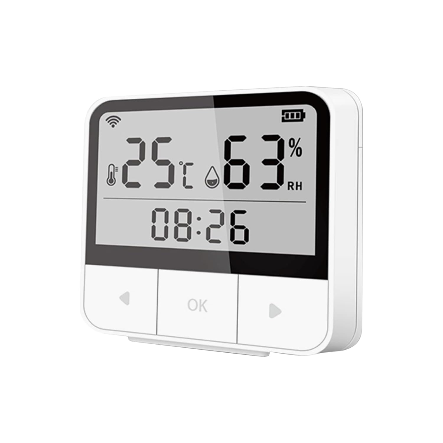 Smart Digital Temperature Humidity Sensor, Hygrometer, Thermometer with APP Control for Home Office Wine Cellar, Real-Time Monitoring, Linkage Equipment Adjustment image number 1