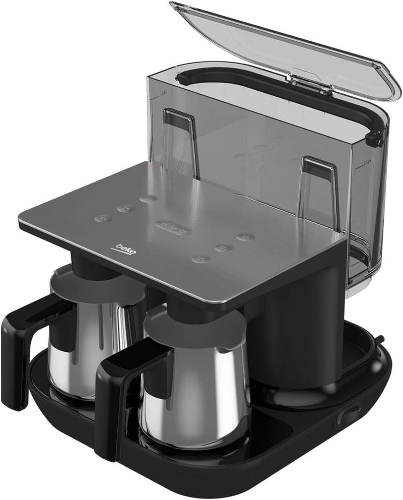 BEKO Arcelik Telve/Turkish/Greek/Lebanese Coffee Maker/Machine, Stainless/Black (TKM8961 A) image number 2