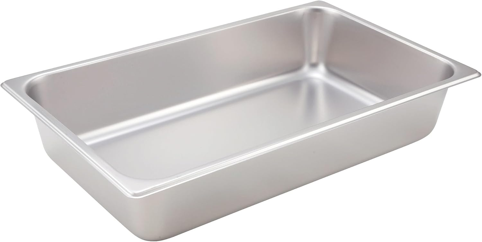 Winco 4-Inch Pan, Full, Stainless Steel image number 1