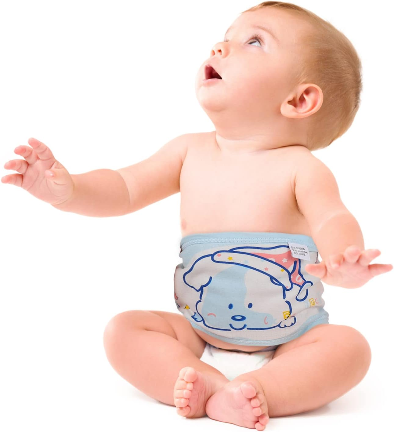 2Pcs Navel Belt Belly Wrap Newborn Belly Bands Cotton Swaddle Mom Postpartum Care image number 6