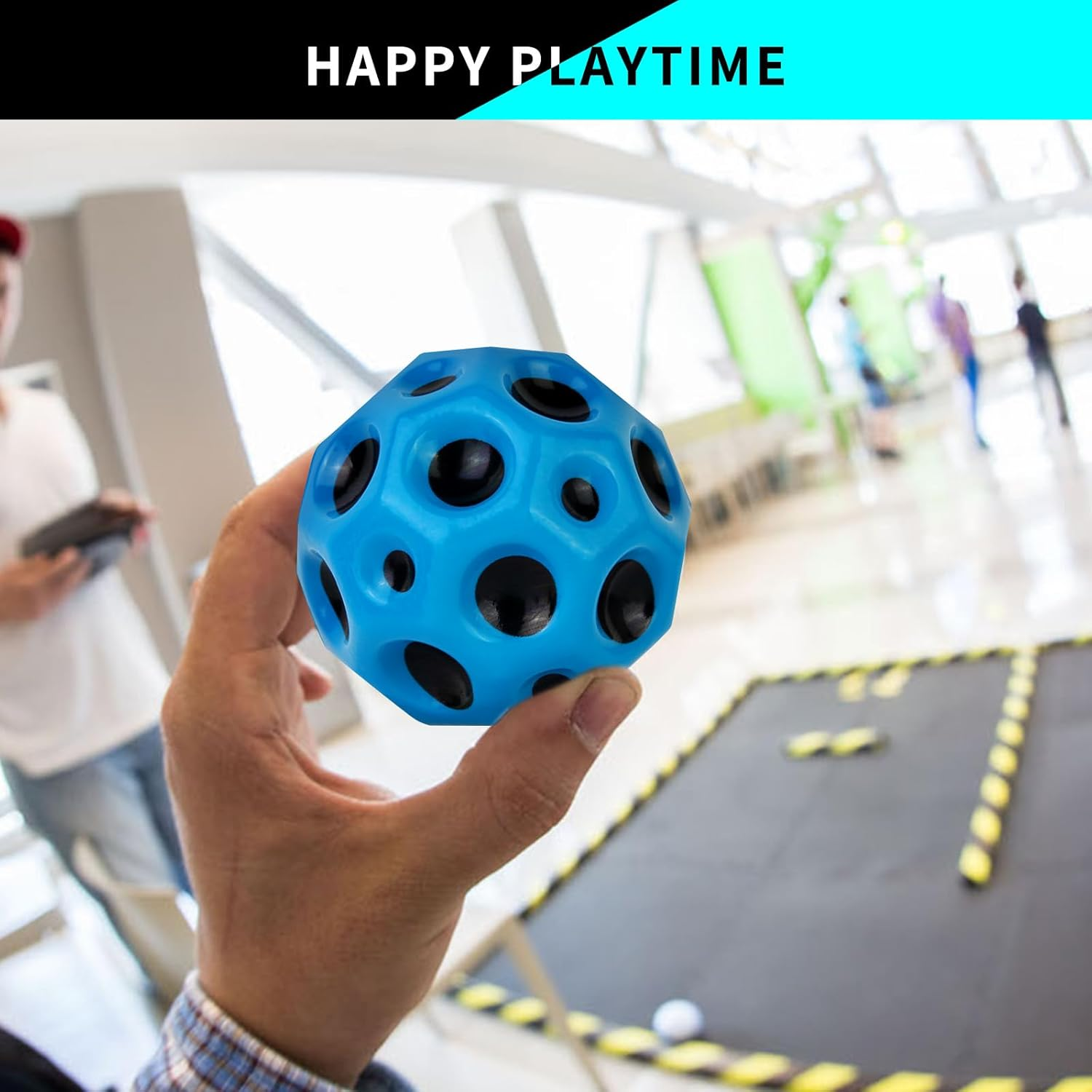 TVMPKIX Space Ball，High Bouncy Balls, TK Is Super Hot Moon Balls and Space Balls for Kids,Improve Hand-Eye Coordination Bubble Ball Space Galaxy Bouncy Ball Easy to Grip and Catch. (3 Pack) - 3 Red image number 7