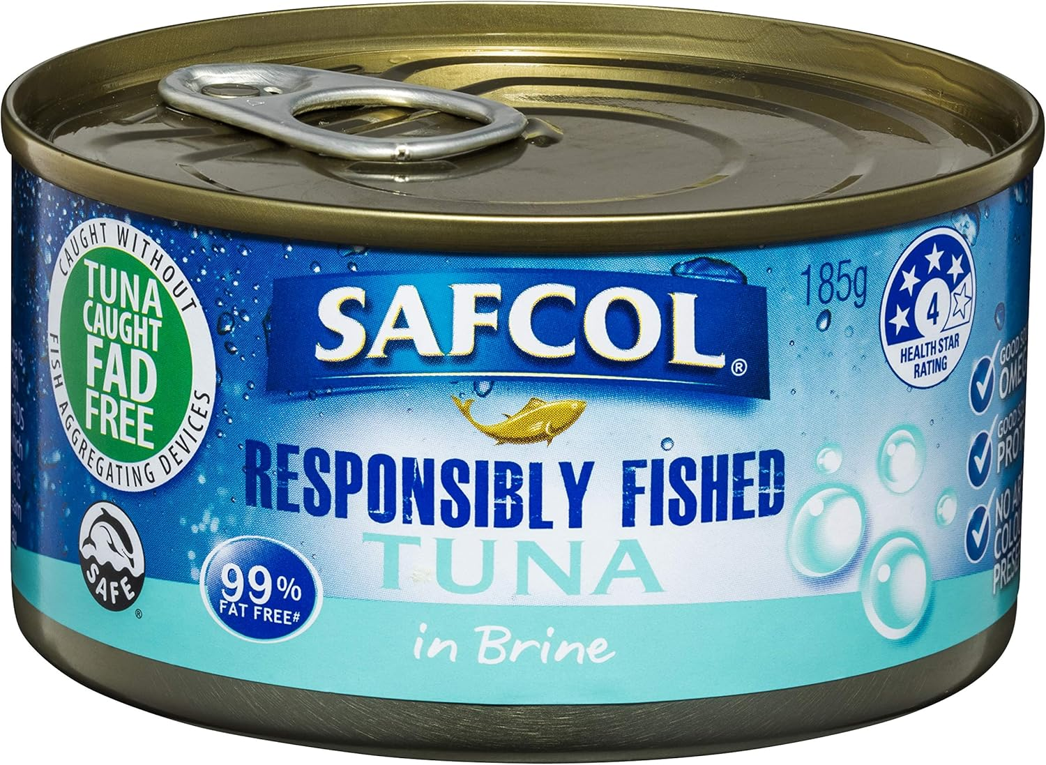 SAFCOL Tuna in Brine 185G Can X 12 image number 3
