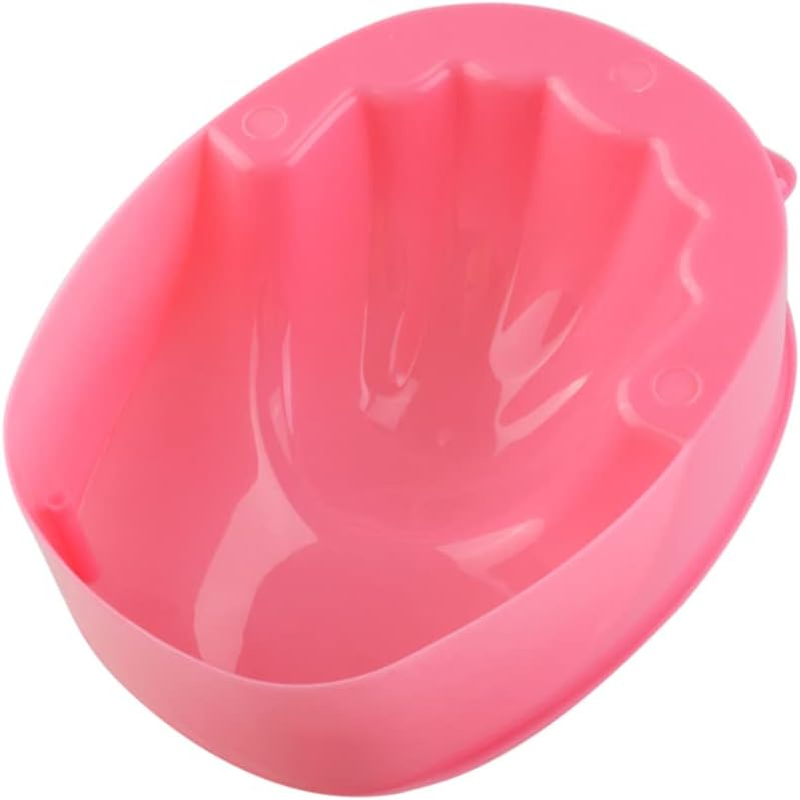 ARTSEWPLY Nail Care Soak Bowl Kit 2Pcs Random Color Manicure Soak Tray for Nail Polish Remover for Home and Salon Use image number 1