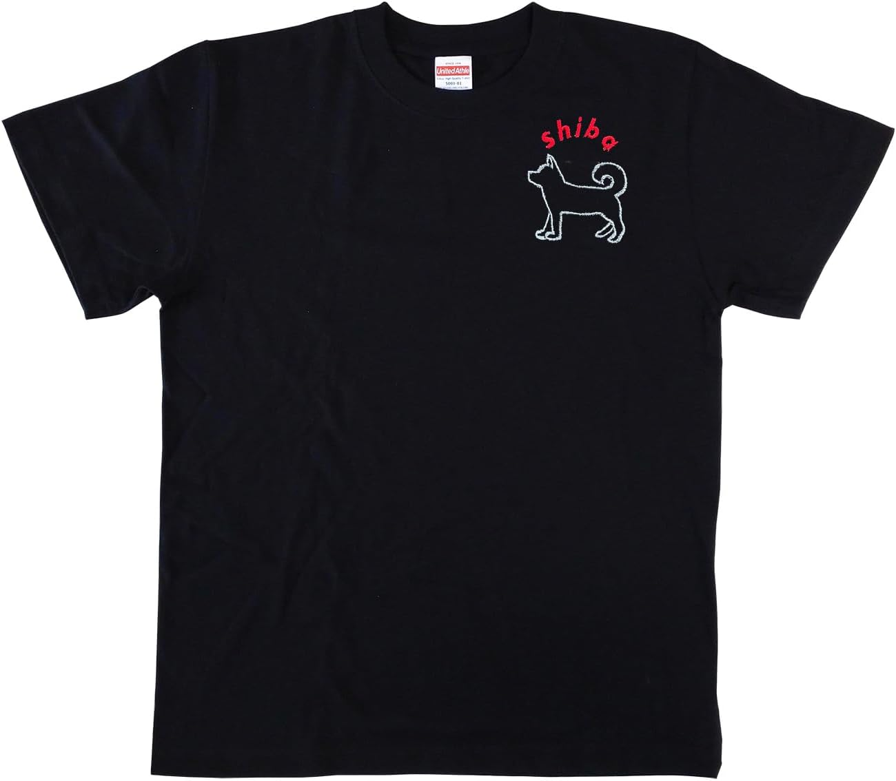 ニックナック Nickknack Heart Full Pet Paseo T-Shirt BK XL Shiba Inu [02000-04] Guide Dog Support Product Black image number 3