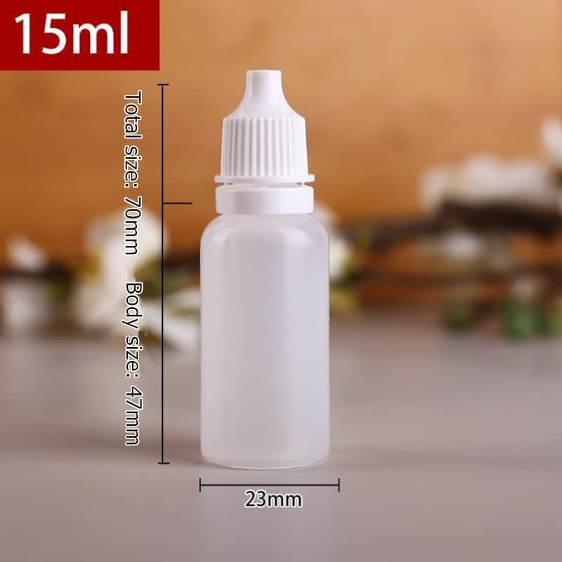 Empty Liquid Dropper Bottles Plastic Squeeze Refillable DIY Containers 50PCS (15Ml) image number 5