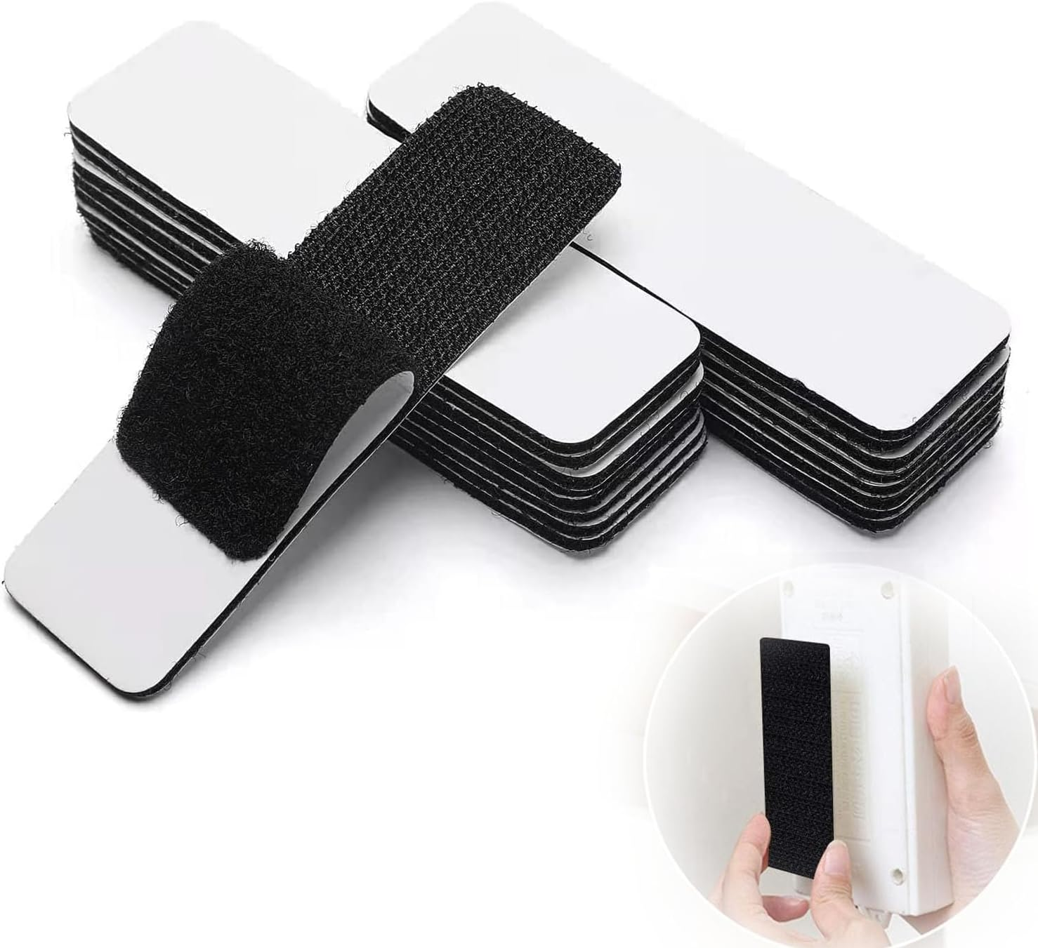 Wzenclave 15Pairs of Industrial Heavy Duty Velcro Tape Dots - Upgraded, Self-Adhesive Backing, Double-Sided Velcro Strips for Carpets, Sofa Cushions, Steps, Hanging Pictures, Office, and Home Use. image number 6