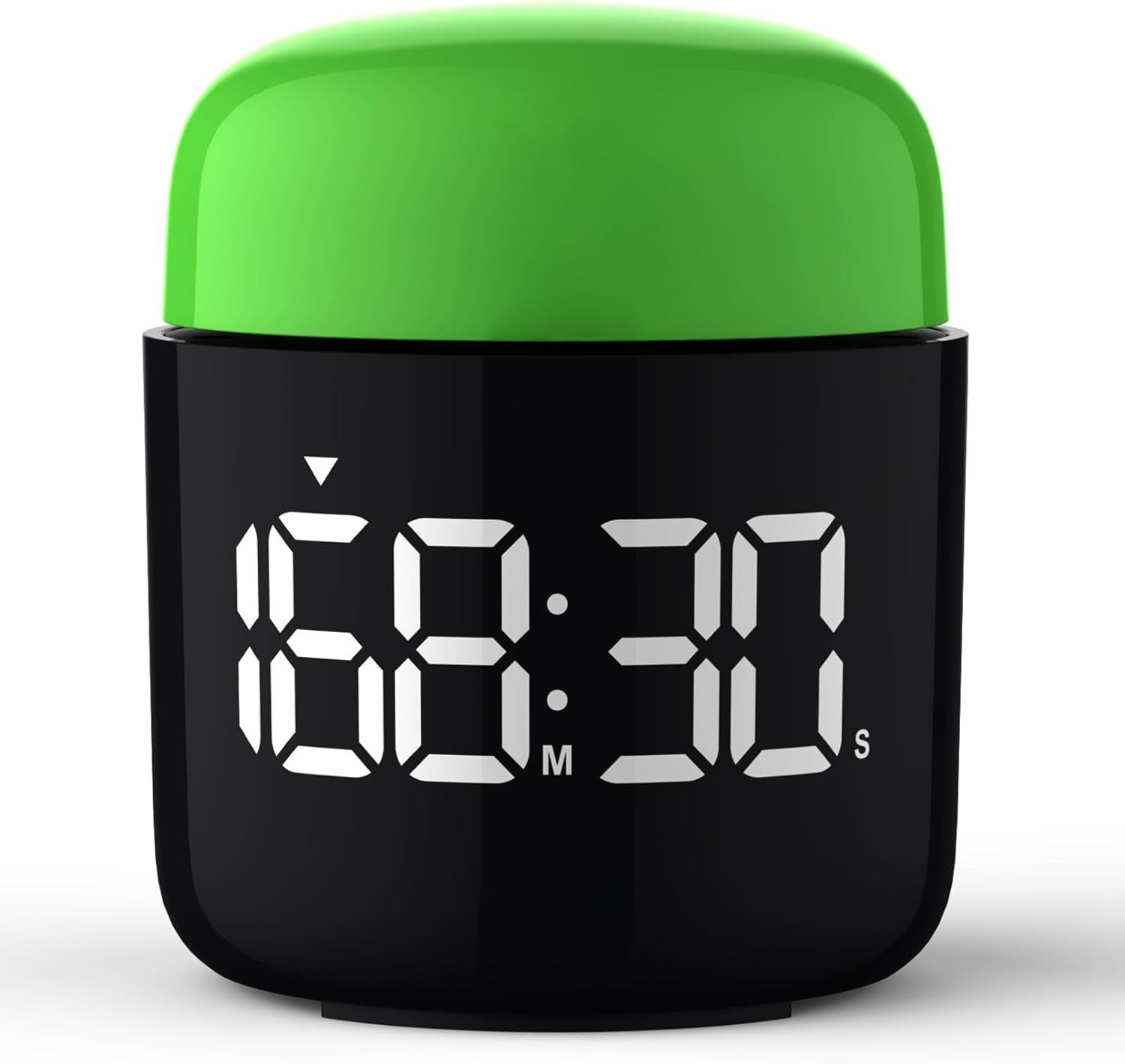Timer Large Led Display, Table Stopwatch, Simple Manual Rotation Count down & Up, Adjustable Volume & Brightness, Easy for Kids, Vintage No Ticking Time Management Clock, Loud Alarm or Silent