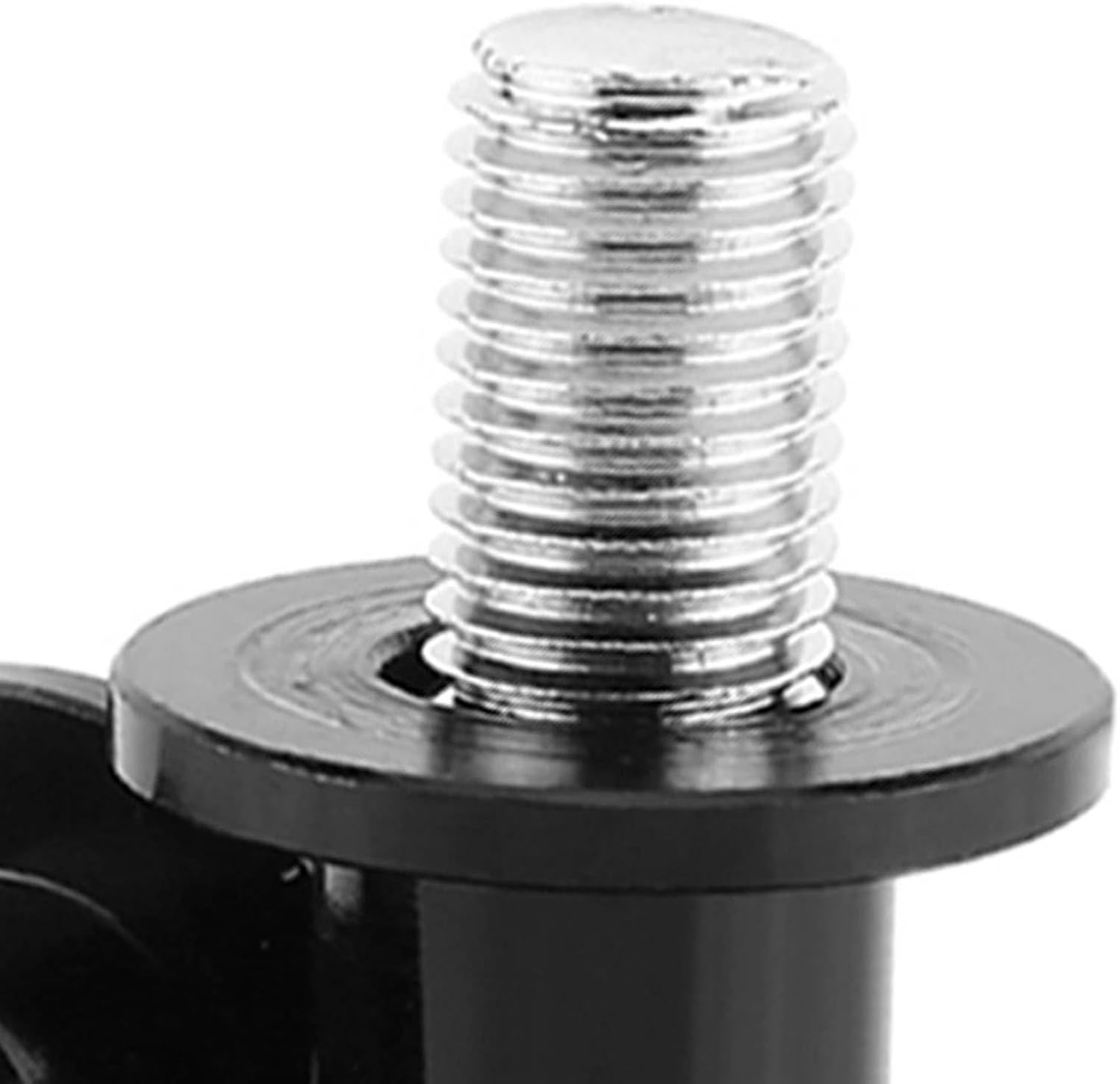 Swing Arm Spool 8/10Mm Motorcycle CNC Aluminium Alloy Swing Arm Spool Sliders Stand Swingarm Bobbins, Black, 10MM image number 4