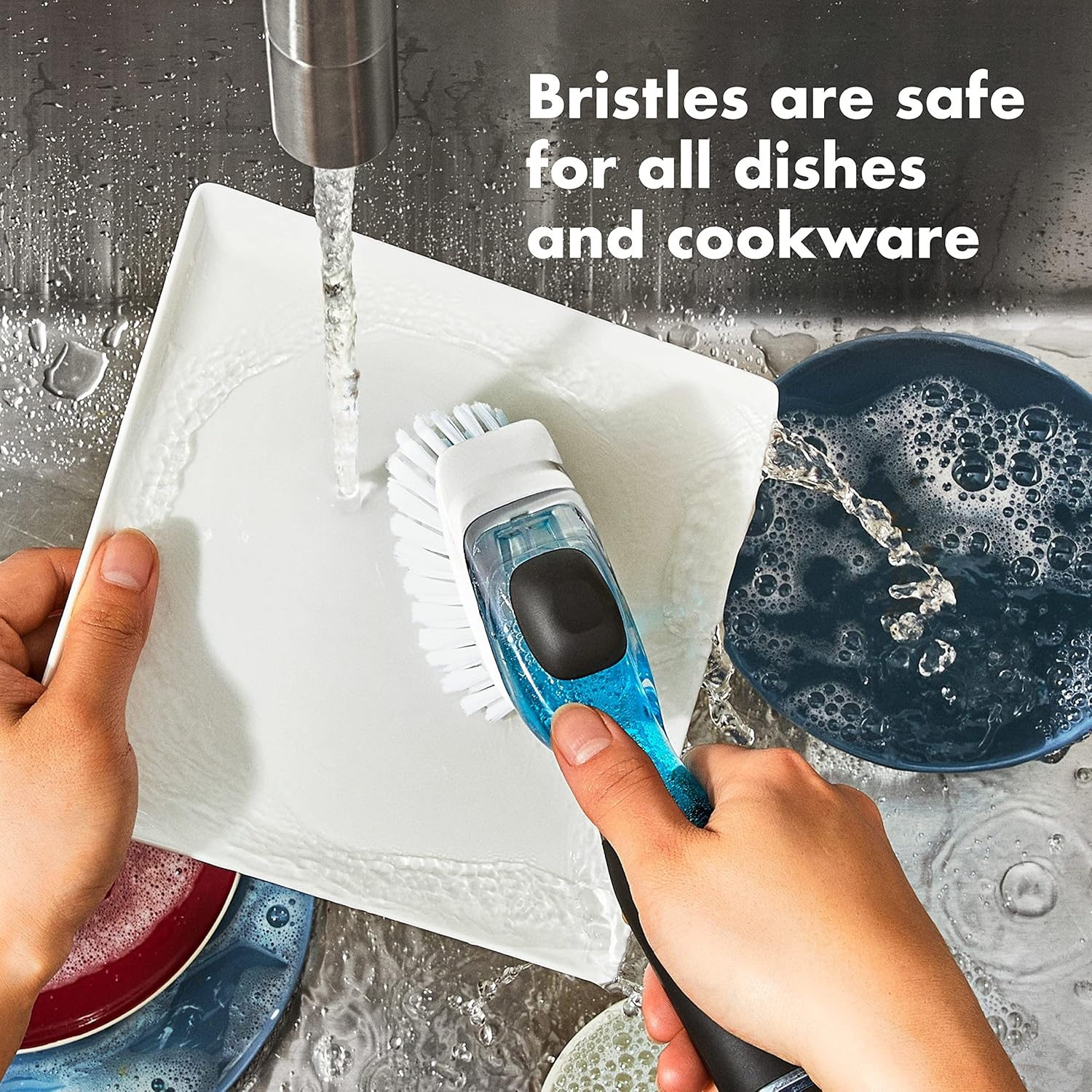 OXO Good Grips Soap Dispensing Dish Brush Refills (Pack of 2) image number 4