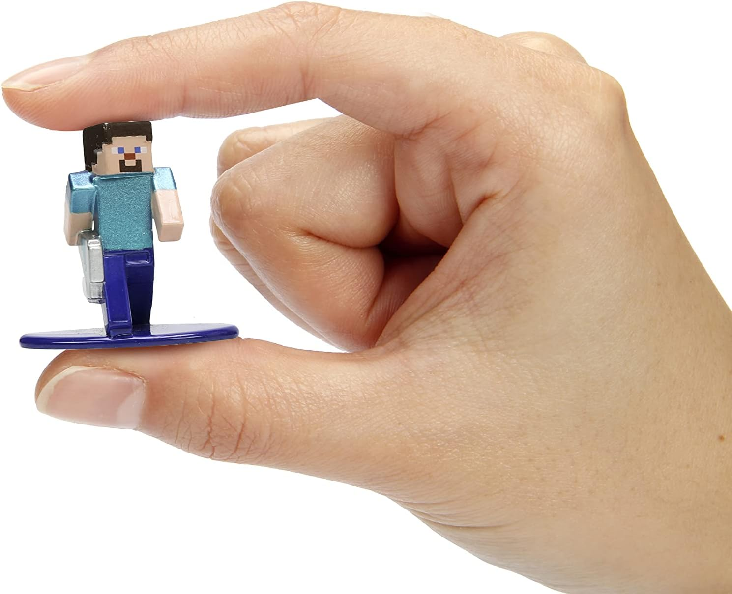 Minecraft Caves and Cliffs 1.65" 18-Pack Series 8 Die-Cast Figures, Toys for Kids and Adults - Gold image number 5