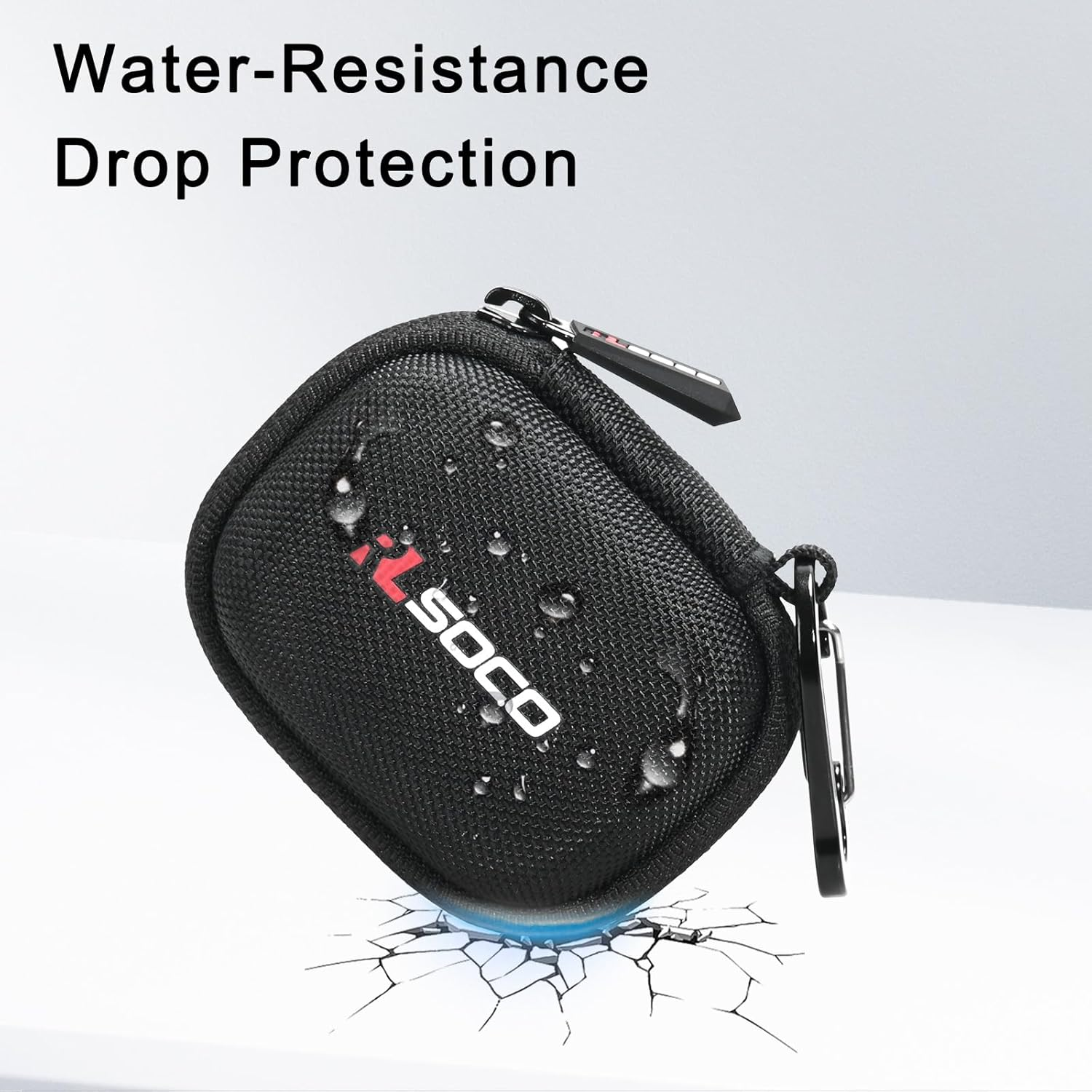 RLSOCO Case for Sennheiser Momentum True Wireless 4/3 Noise Cancelling Smart Earbuds, Scratch Resistant & Water Resistant -Black (Case Only)