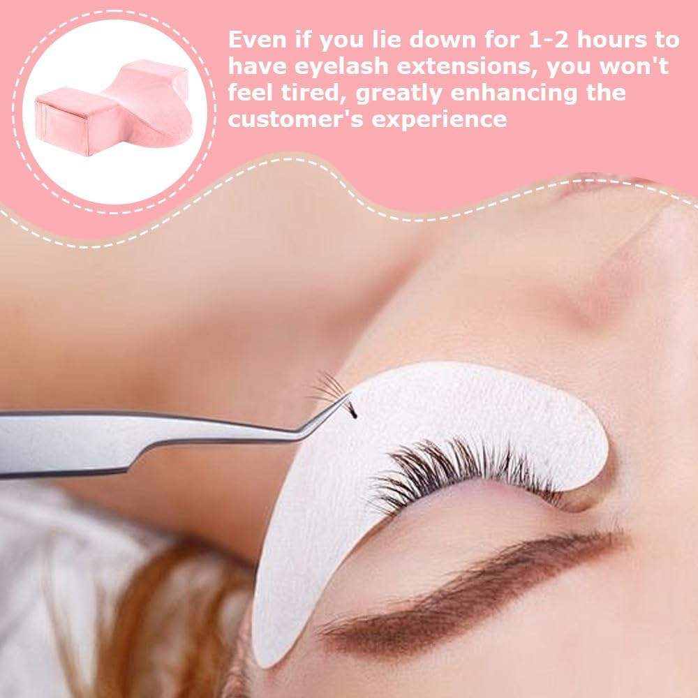 Eyelash Extension Neck Pillow,Professional Beauty Rest Pillow,Eyelash Grafting Table Tools,Butterfly Aesthetics Lashes Headrest,For Beauty Shops image number 3