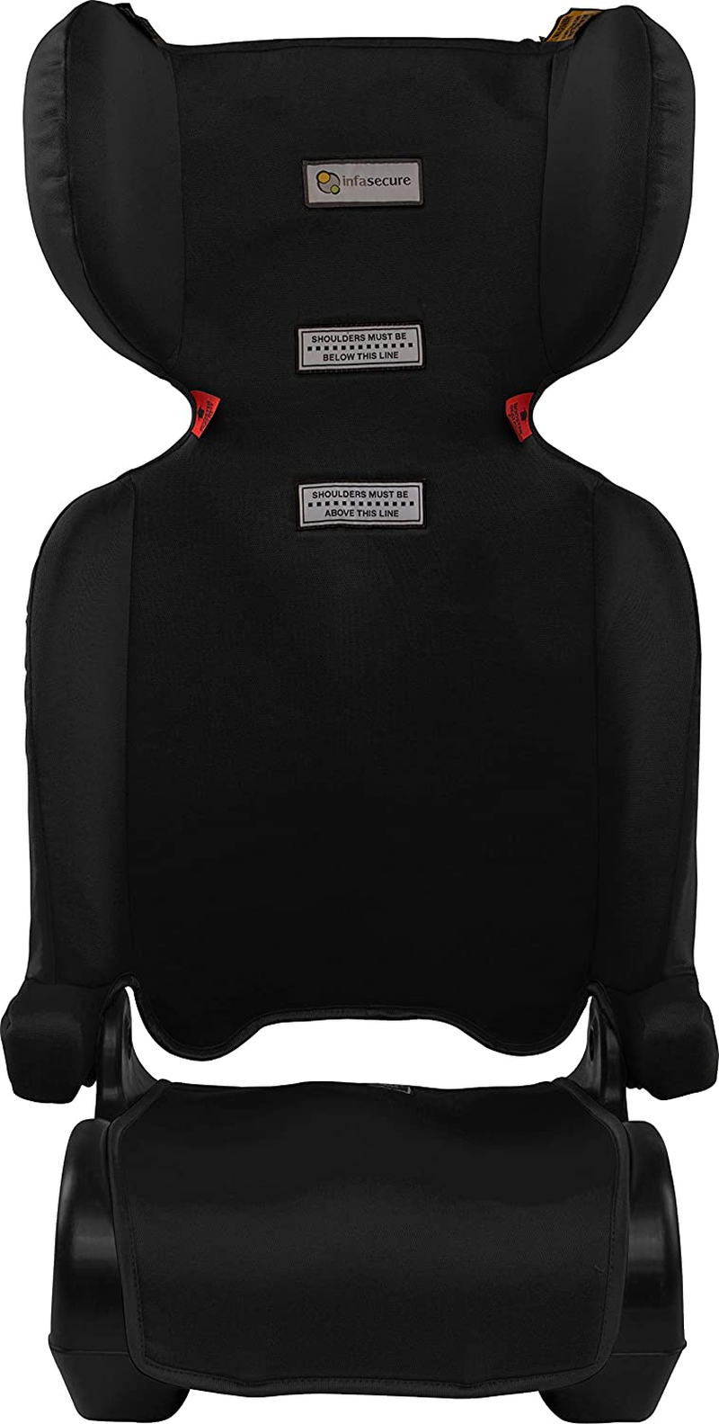 Infasecure Versatile Folding Booster Car Seat for 4 to 8 Years, Black (CS6013) image number 1