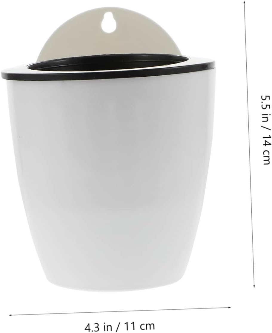 7Pcs Indoor Self Watering Planter Pots Hanging Plant Pot for Succulents Ideal for Indoor Plants Self Watering System for Home Decor image number 3