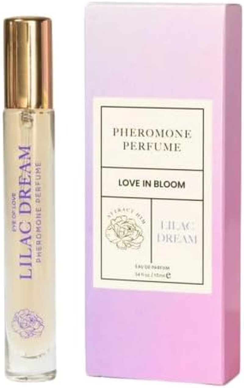 Love in Bloom Lilac Dream Pheromone Perfume, 10Ml, Eau De Parfum Aphrodisiac Subtle Fragrance Dating Night Out Pheromone Oil Sensual