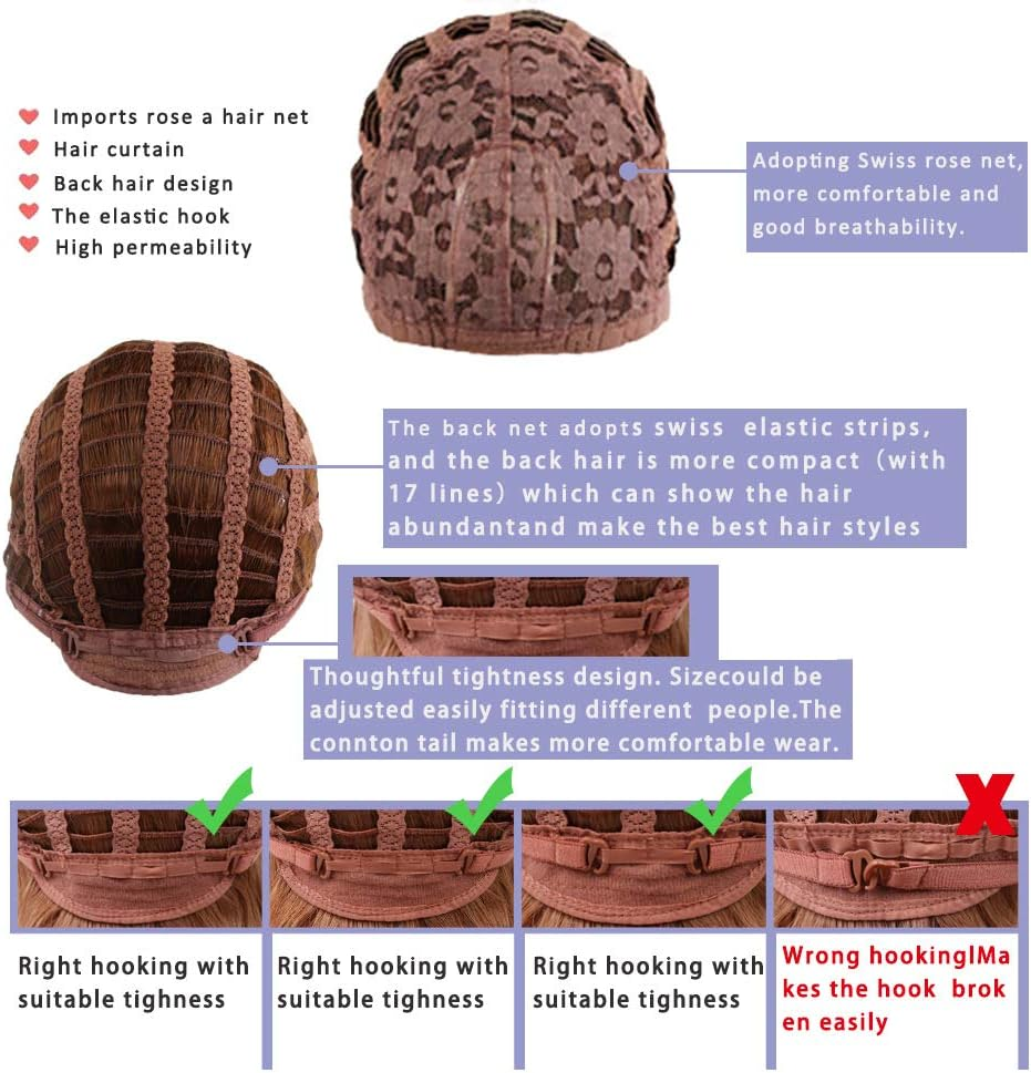 AUBWIG Short Brown Bob Wigs Pixie Charming Style Fluffy with Fringe Natural Straight Synthetic Short Hair Wigs Daily Hair (Brown #3B) image number 4