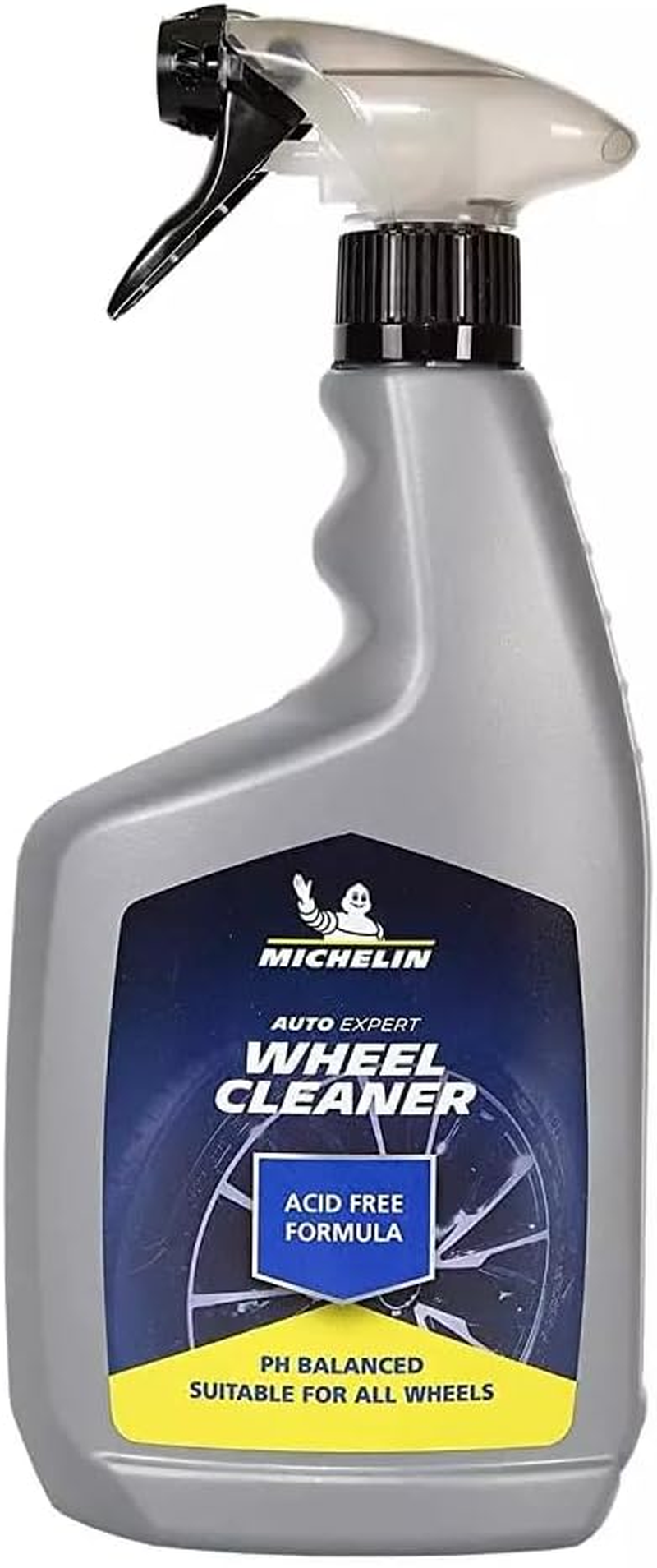 Michelin 31418 Auto Expert Wheel/Tyre Cleaner 650 Ml &ndash; Ph Balanced & Acid-Free Formula | Safe for All Wheel Types | Pre-Compression Trigger Spray