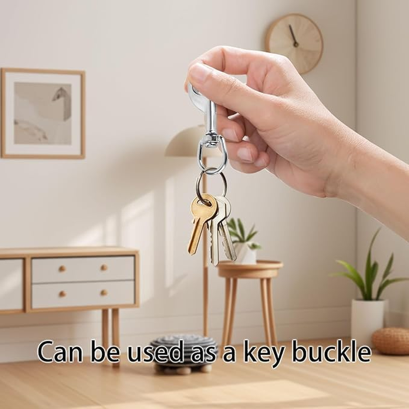 Ksngtixe 3Pcs Stainless Steel 316 Heavy Duty Swivel Snap Hooks, Marine-Grade Bolt Spring Hooks for Diving, Dog Leash, Flagpole Rope, Camera Strap & Clothesline