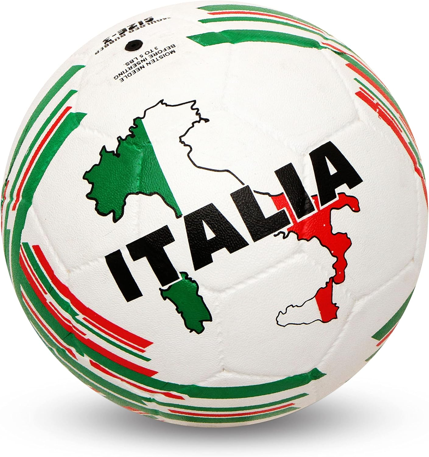 Nivia Country Colour Italy Football (Multicolour, Size 5) | Machine Stitched | Rubberized Moulded | 12 Panel | Waterproof | Soccer Ball image number 2