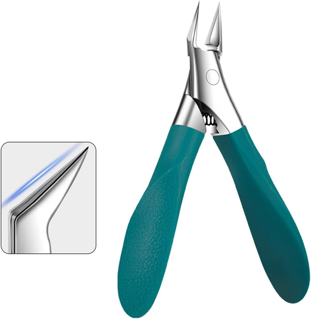 Super Oblique Nail Clippers, Eagle Beak Beveled Nail Clippers, Opening anti Slanted for Thick Nails, Seniors & Ingrown Care (Red)