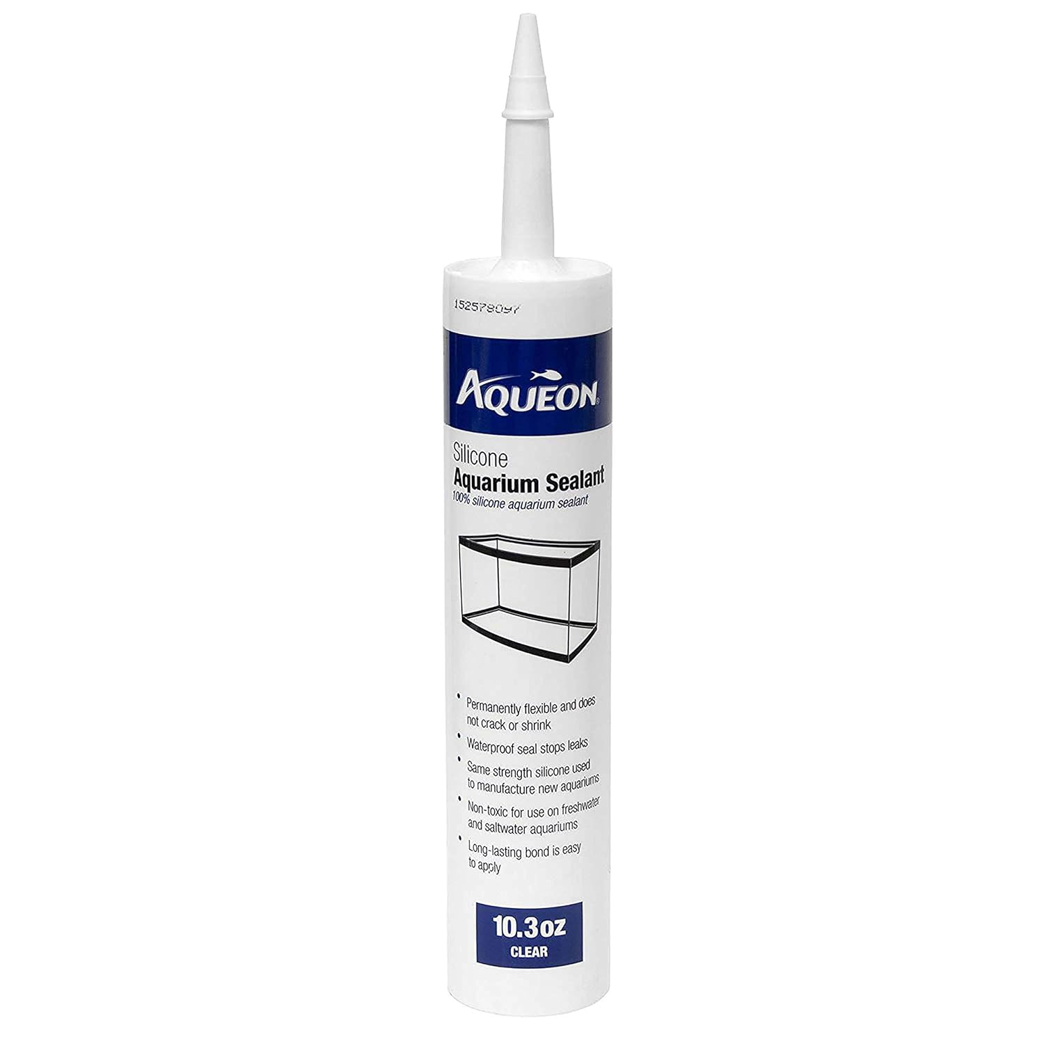 Aqueon Aquarium Silicone Sealant Clear 10 Ounces (ECOM) image number 2