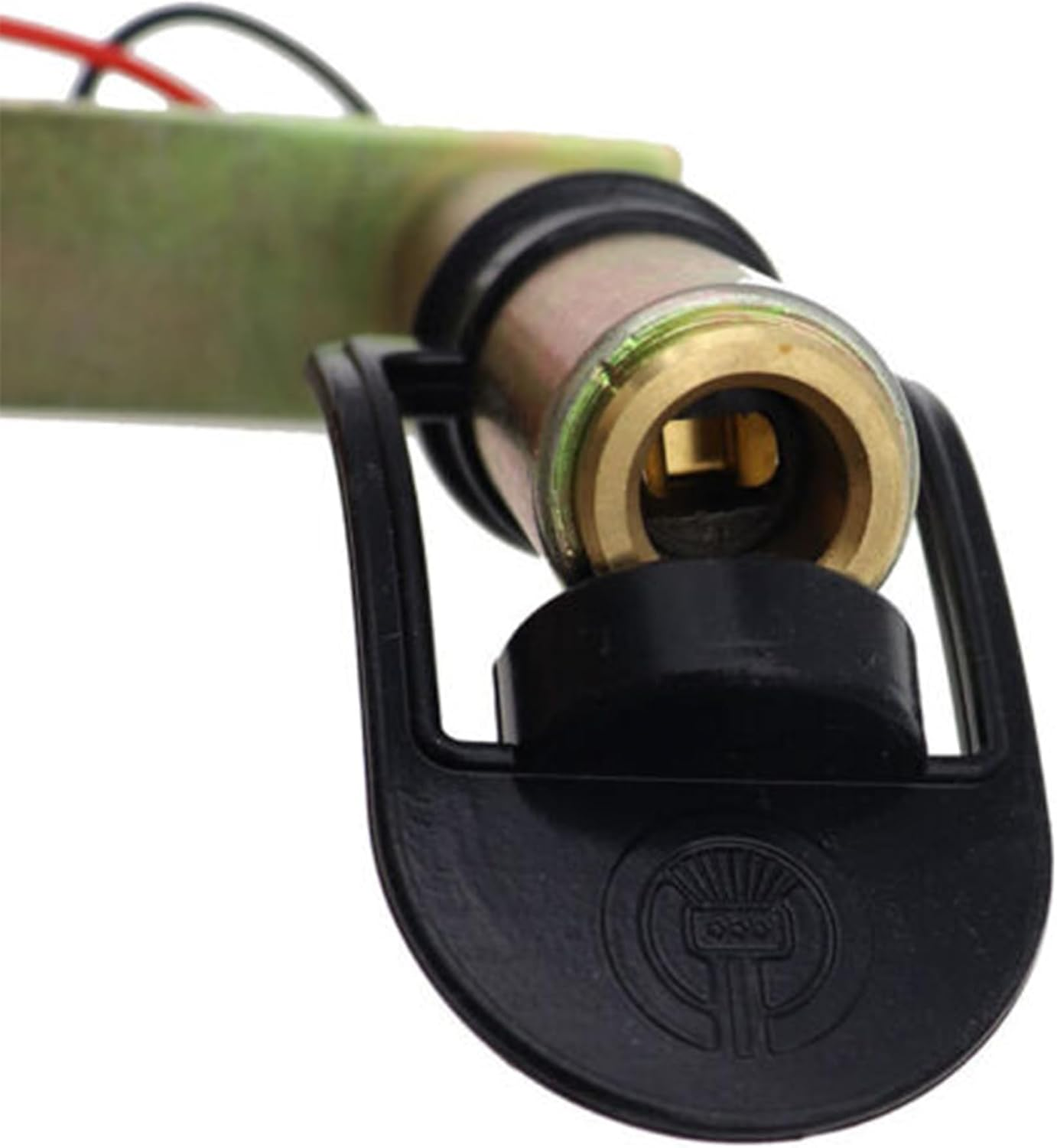 U Shape Tractor Beacon Light Bracket, Side Mount Beacon Holder with Wire for Forklift Truck Tractor, Metal Mounting Bracket Universal for DIN Pole Mount Rotating Warning Light image number 1