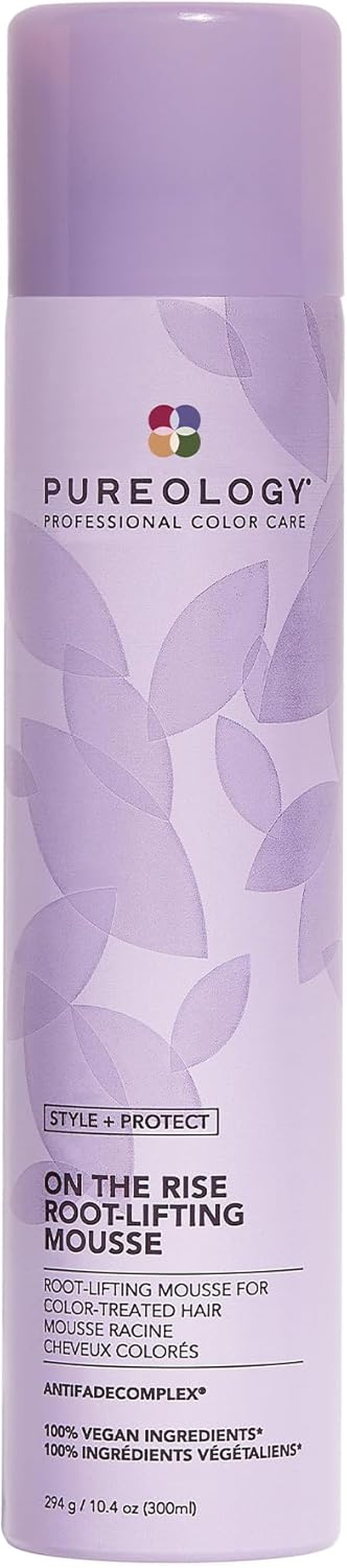 Pureology Style + Protect on the Rise Root Lifting Mousse for Flat and Color-Treated Hair - Provides Medium Control and Volume, Sulfate-Free and Vegan | 300Ml