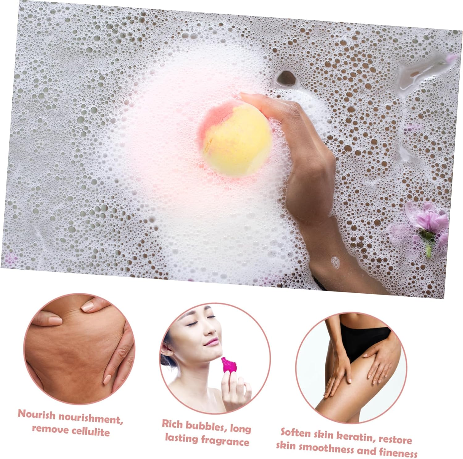 WOONEKY Essential Oil Sea Salt Bath Bomb Ball for Party Favors for Boys and Girls Girls Boys Mothers Day image number 6