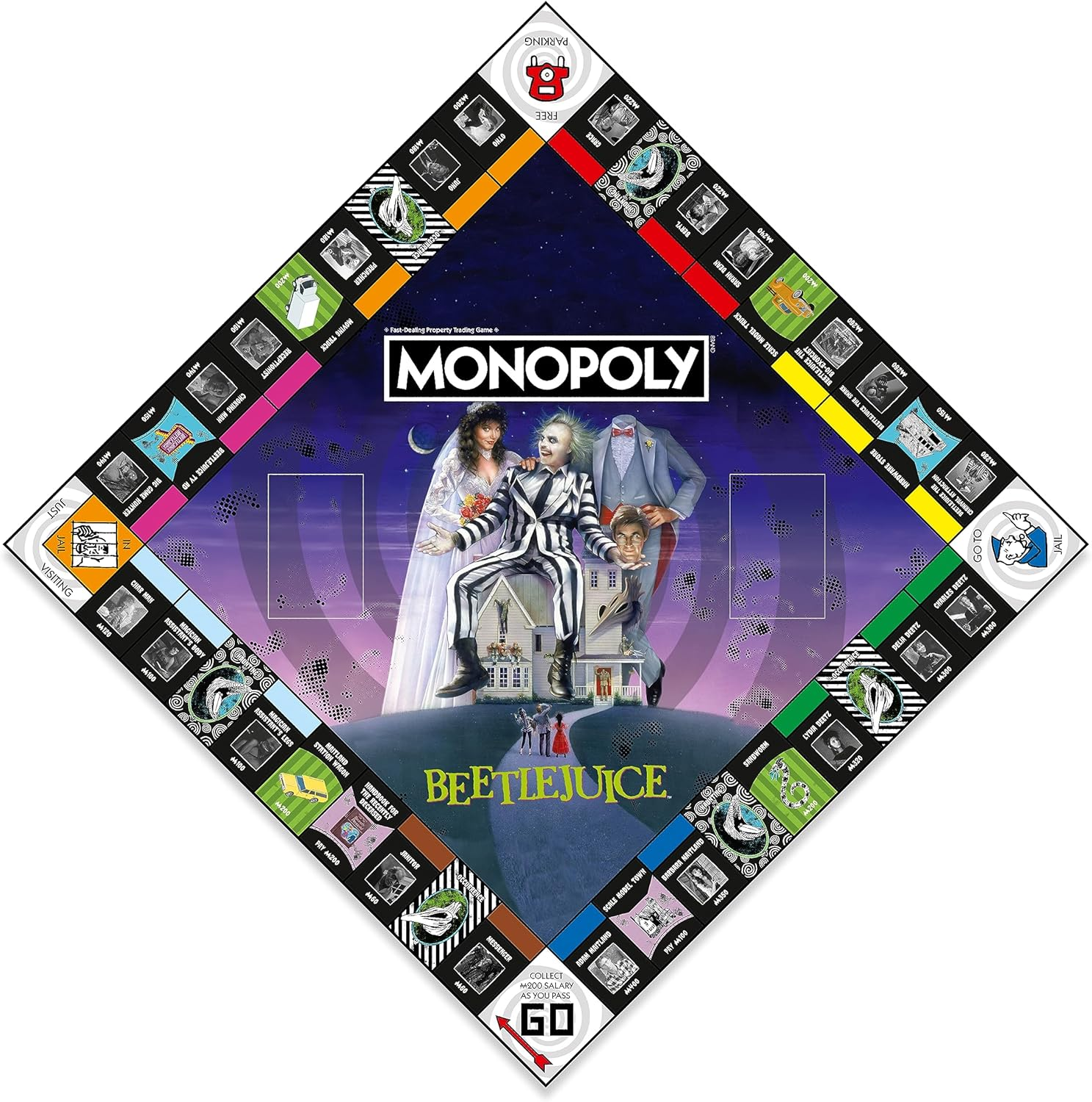 Monopoly Beetlejuice Board Game, This New Edition of Hasbro'S Classic Board Game Monopoly Is Perfect for 2&ndash;6 Players Aged 12 and Up image number 3