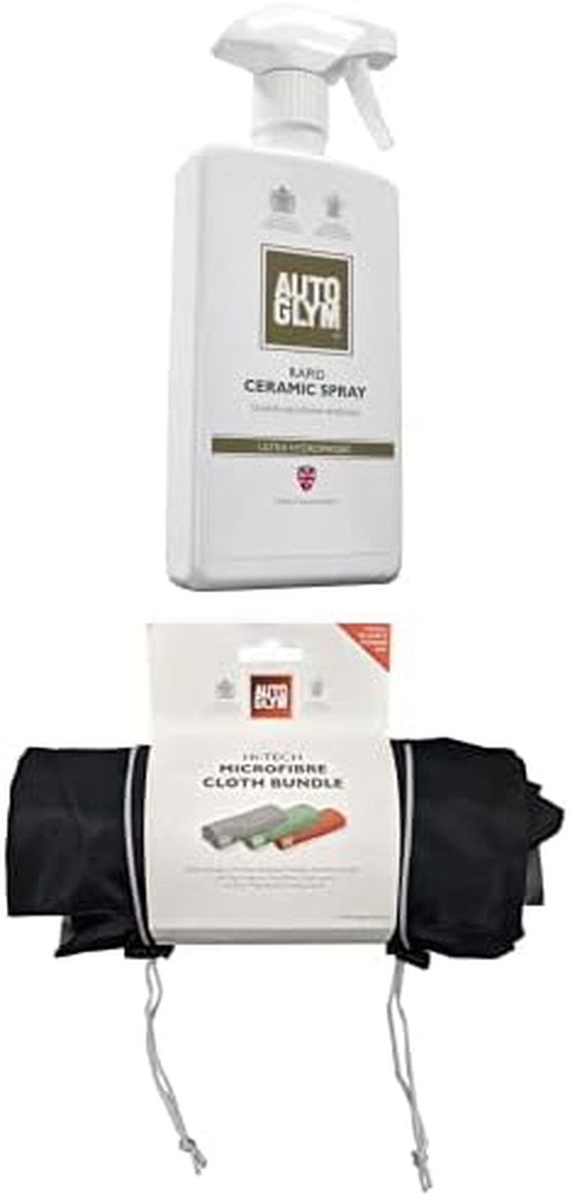 Autoglym Spray Ceramic Bundle. Includes Rapid Ceramic Spray and the Triple Micro Fibre Bundle. Improve Gloss and Shine While Protecting Paintwork.