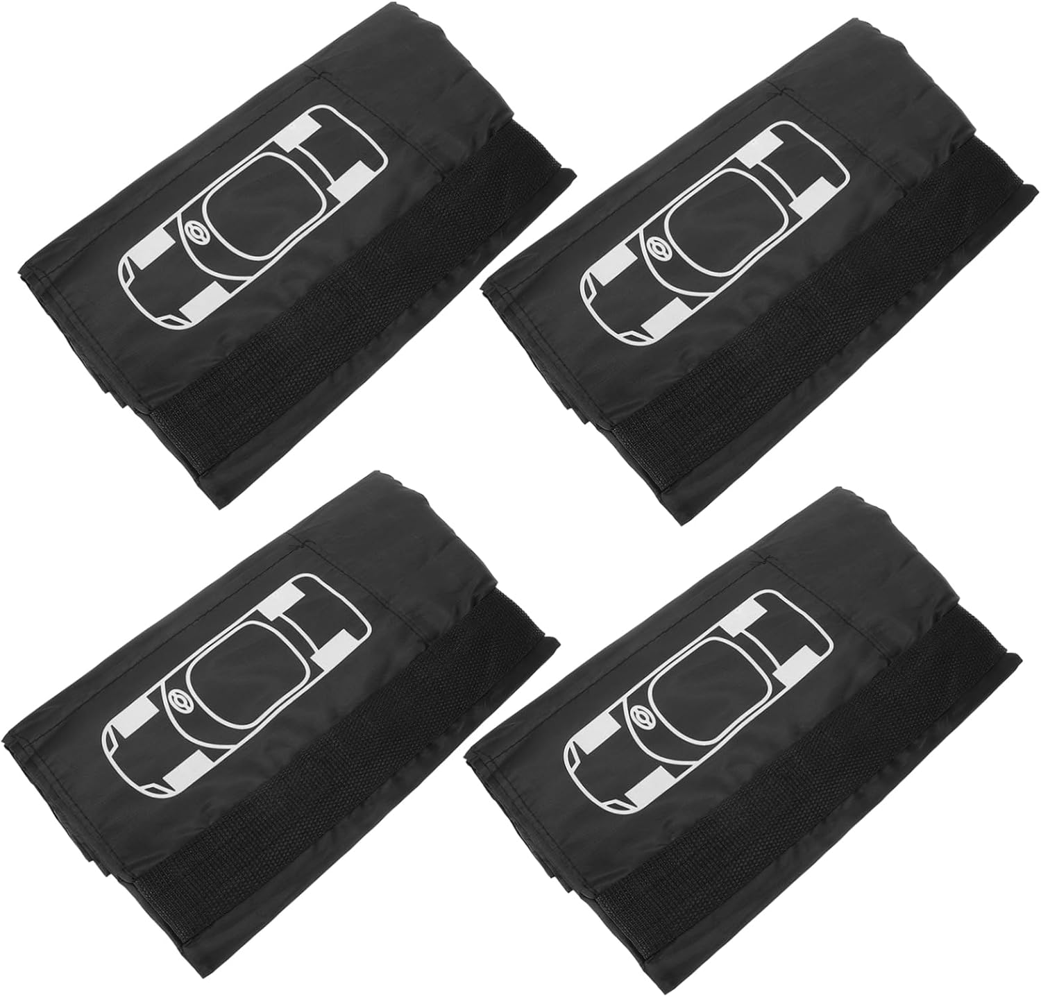 BELLIFFY 4Pcs Car Tire Covers Polyester Wheel Covers for Women Sunlight Protection Fit for Rvs and Trailers image number 3