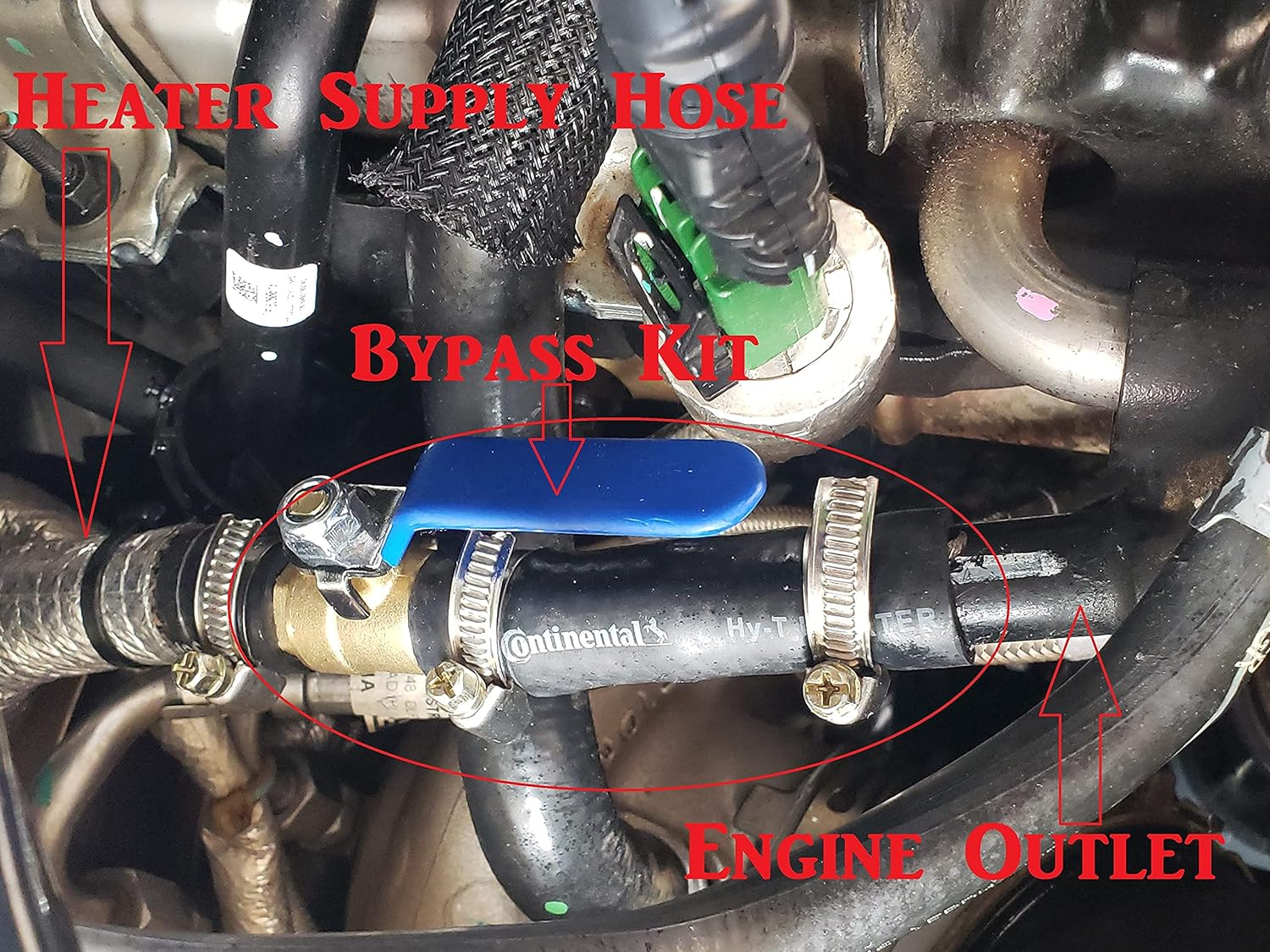 Muzzys HEATER CORE BYPASS KIT, Universal, Fits MOST Vehicles and ALL 5/8" and 3/4" ID Heater Hoses. Easily Stop Flow to Your Heater Core with This Premium Hi Temp Hi Pressure By-Pass Kit image number 6
