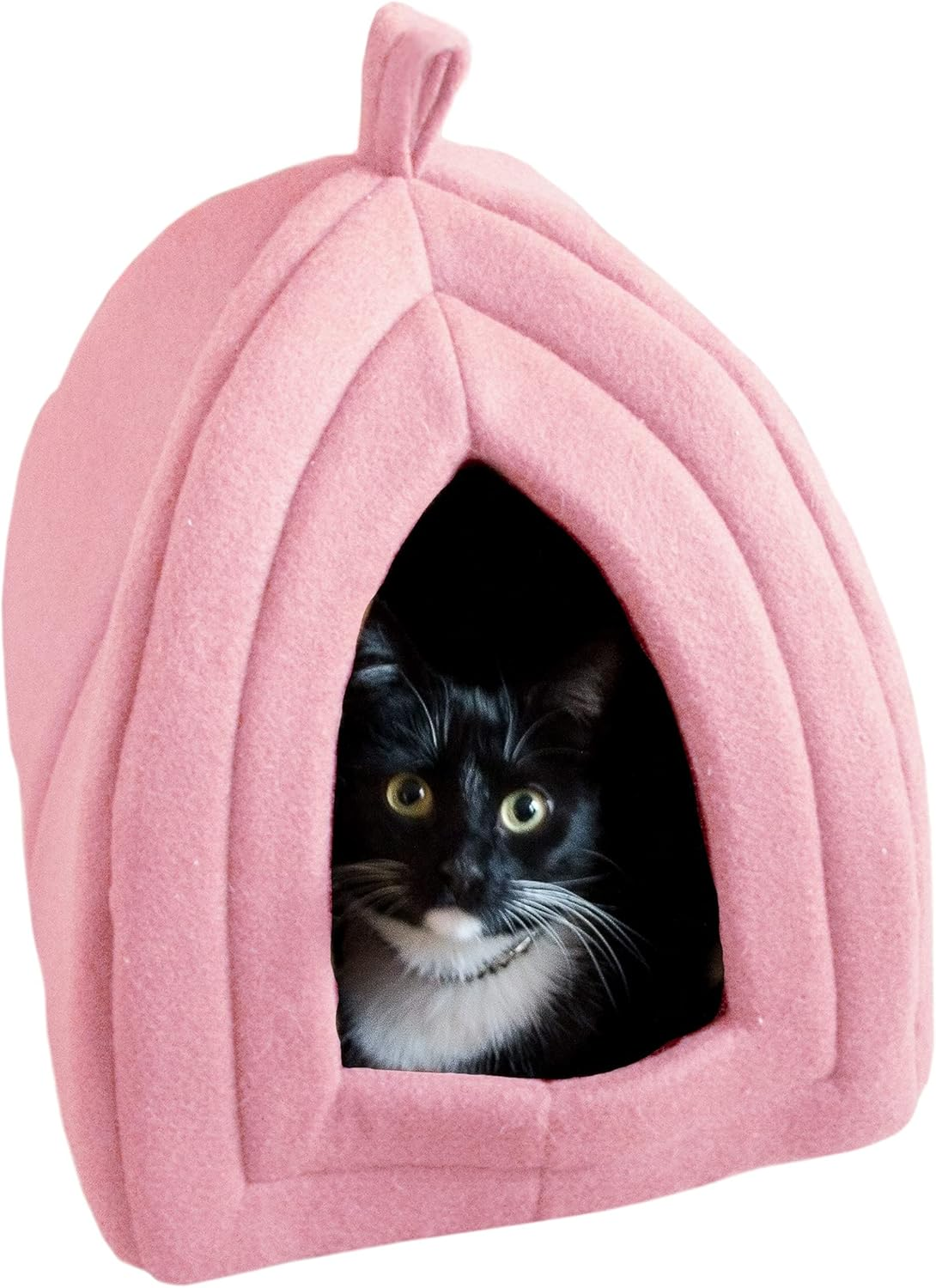 PETMAKER Cat House - Indoor Bed with Removable Foam Cushion - Pet Tent for Puppies, Rabbits, Guinea Pigs, Hedgehogs, and Other Small Animals by (Blue)