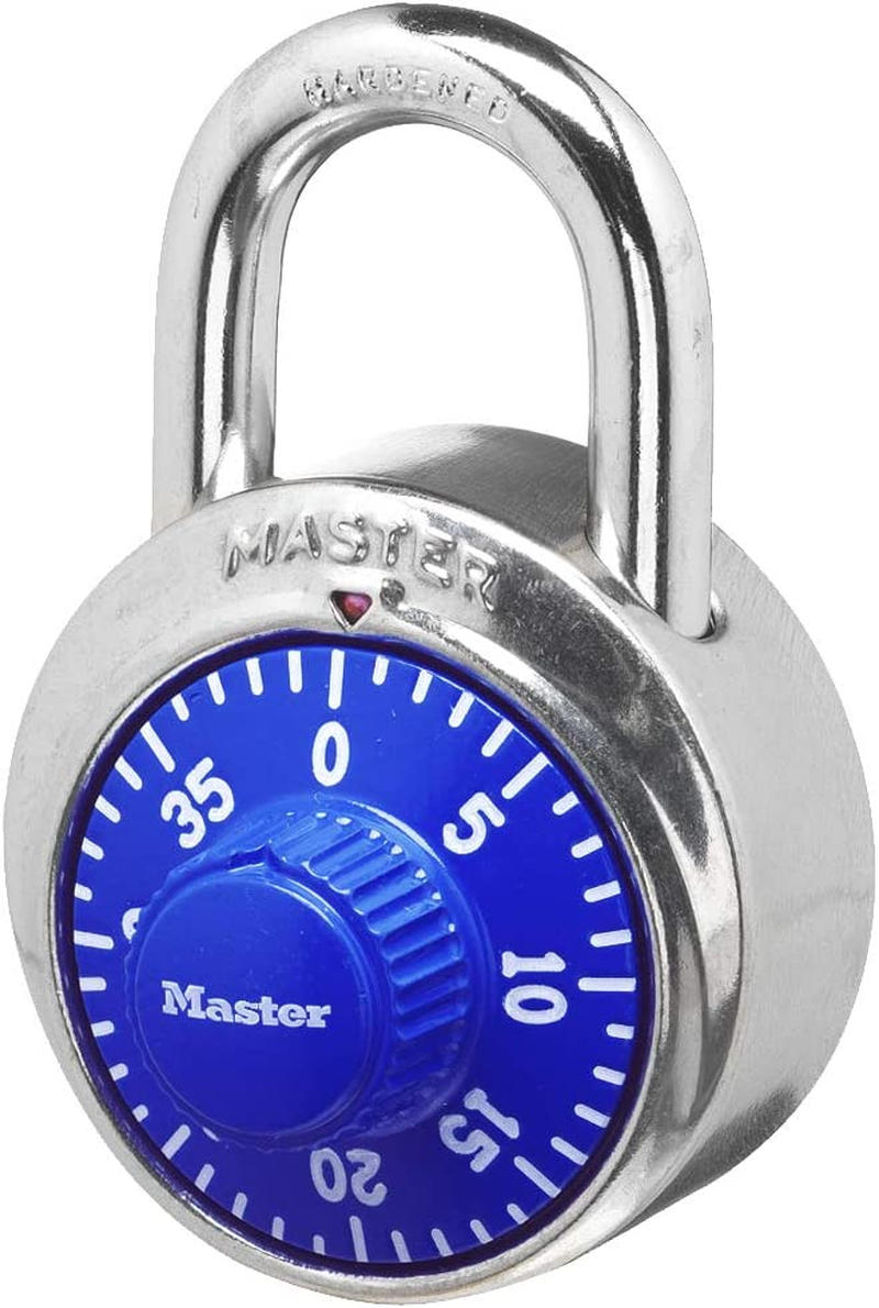 Master Lock Combination Lock for Gym Lockers &ndash; Locker Combination Padlock, Pack, Blue &ndash; the Ideal Combo Lock for School/Gym Locker Security